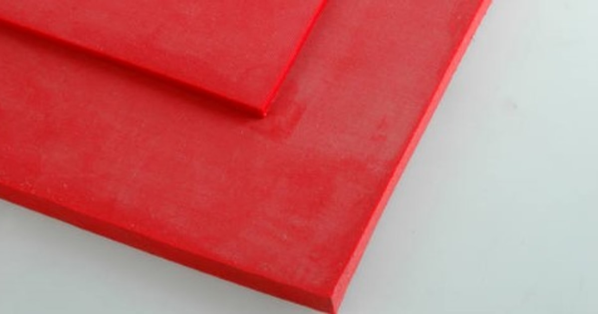 WG3500 Red rubber sheeting