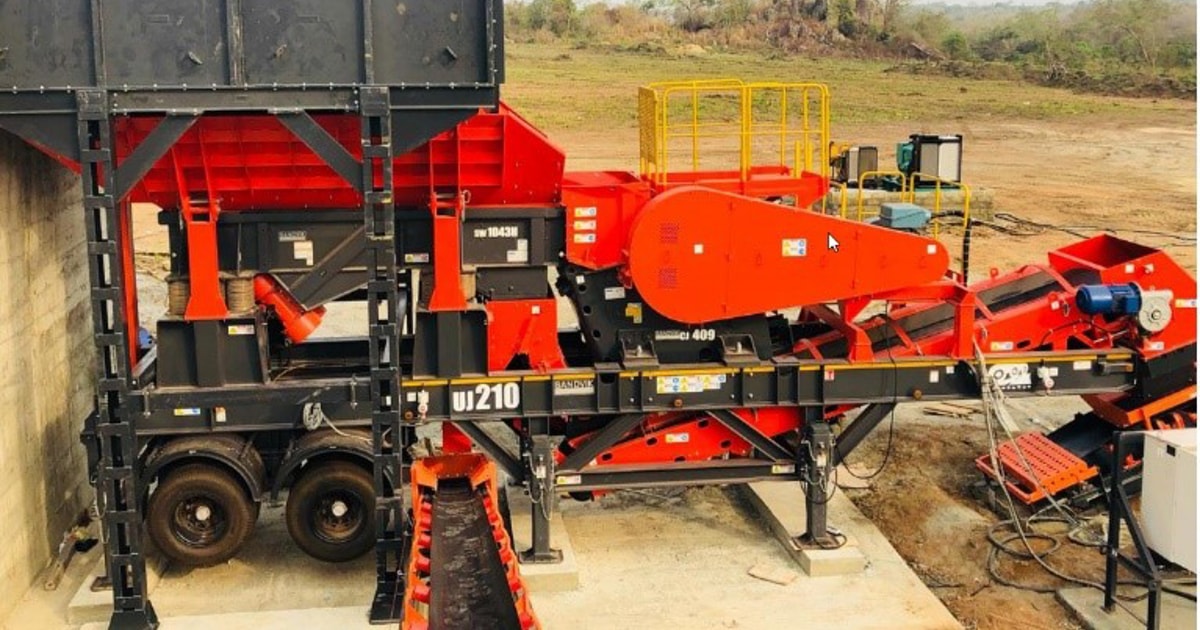 UJ210 Jaw crusher