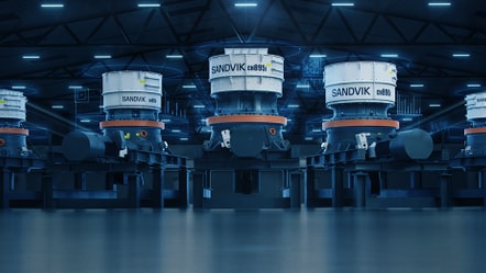 CH800i series of connected cone crushers