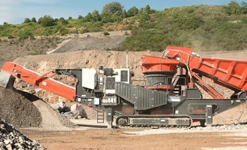 Sandvik QS441 Mobile "S" cone crusher