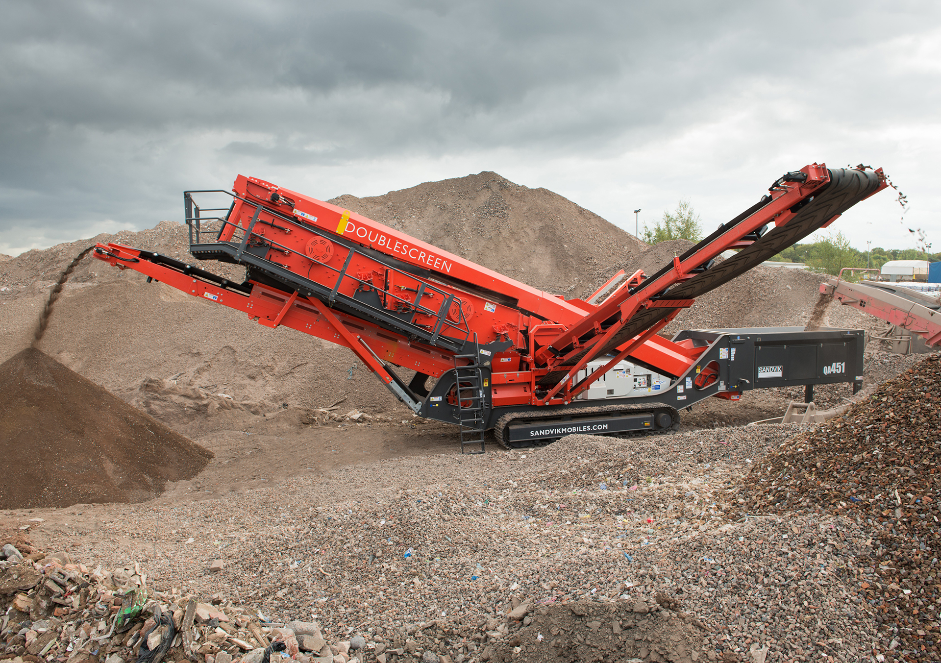 Criba doble móvil QA451