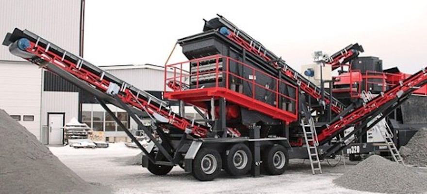 Sandvik UV320 Wheeled impact crusher