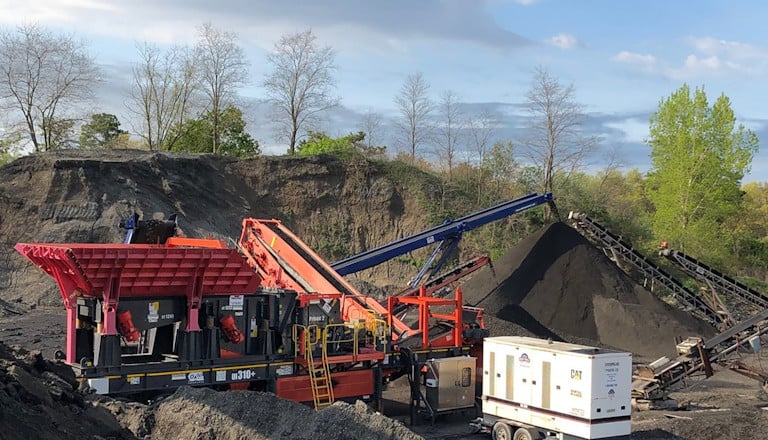 UI310+ wheeled Impact crusher 