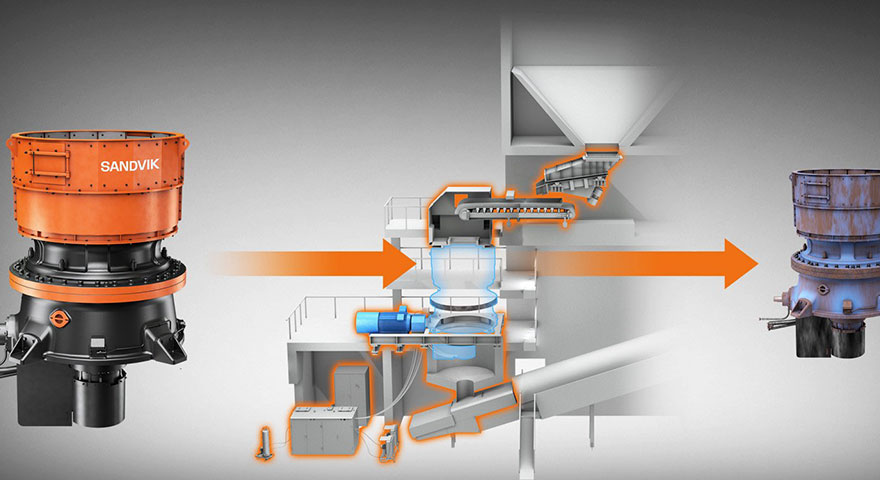 Reborn solutions for cone crushers